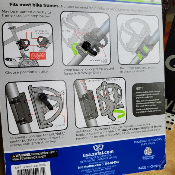 Zefal Pulse Universal Water Bottle Bike Cage - Picture 5 of 7